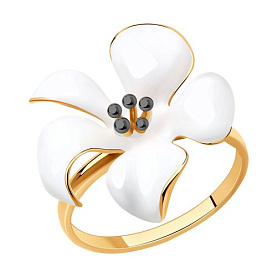 Кольцо SOKOLOV - Серебро 925, Эмаль (арт. 93010929)