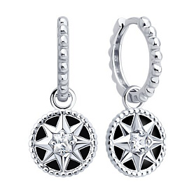 Серьги SOKOLOV - Серебро 925, Фианит (арт. 94027312)