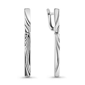 Серьги Аквамарин - Серебро 925 (арт. 33790.5)