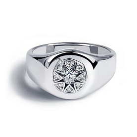 Кольцо Platinum Lab. - Платина 950 (арт. ПК-276-01)