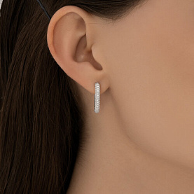 Серьги SOKOLOV - Серебро 925, Фианит (арт. 94026887-91)