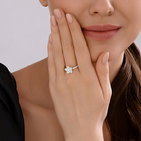 Кольцо Diamant - Золото 585, Фианит (арт. 51-110-02838-1)