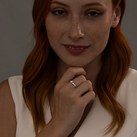 Кольцо SOKOLOV - Серебро 925, Фианит (арт. 94011264)