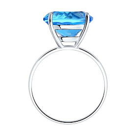 Кольцо Diamant - Серебро 925, Стекло (арт. 94-110-01249-2)