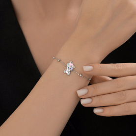 Браслет SOKOLOV - Серебро 925, Эмаль (арт. 94051523)