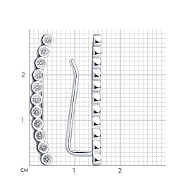 Серьги SOKOLOV - Серебро 925, Фианит (арт. 94021769)