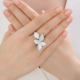 Кольцо SOKOLOV - Серебро 925, Фианит (арт. 94014667)