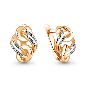 Серьги Аквамарин - Золото 585 (арт. 31599.1)