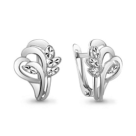 Серьги Аквамарин - Серебро 925 (арт. 34076.5)