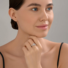 Кольцо Diamant - Серебро 925, Фианит (арт. 94-110-02261-1)