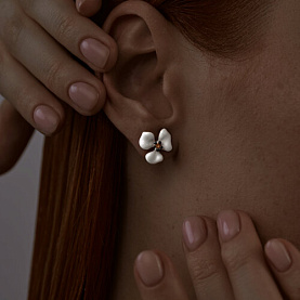 Серьги SOKOLOV - Серебро 925, Эмаль (арт. 93021174)