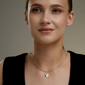 Подвеска Diamant - Серебро 925, Фианит (арт. 94-130-00133-1)