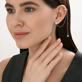 Серьга SOKOLOV - Серебро 925, Фианит (арт. 94170407)