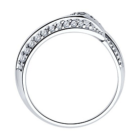 Кольцо SOKOLOV - Серебро 925, Фианит (арт. 94013873)