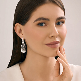 Серьги Diamant - Серебро 925 (арт. 94-121-02373-1)