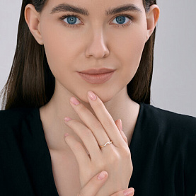 Кольцо Diamant - Золото 585, Фианит (арт. 51-110-00903-1)