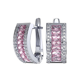Серьги POKROVSKY - Серебро 925, Фианит (арт. 2101692-00795)
