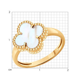 Кольцо SOKOLOV - Золото 585, Перламутр (арт. 717203)