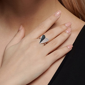 Кольцо SOKOLOV - Серебро 925, Фианит (арт. 94014047)