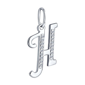 Подвеска SOKOLOV - Серебро 925, Фианит (арт. 94031372)
