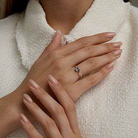 Кольцо SOKOLOV - Золото 585, Топаз (арт. 717300)