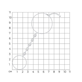 Браслет SOKOLOV - Серебро 925, Горный хрусталь (арт. 92050195)
