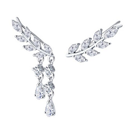 Серьги SOKOLOV - Серебро 925, Фианит (арт. 94026641)