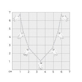 Колье SOKOLOV - Серебро 925, Кристалл (арт. 94071446)