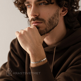 Браслет Красцветмет - Серебро 925 (арт. НБ22-008-3#0.50)