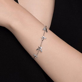 Браслет SOKOLOV - Серебро 925, Топаз (арт. 92050167)