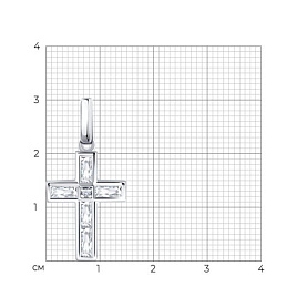 Подвеска Diamant - Серебро 925, Фианит (арт. 94-130-00270-1)