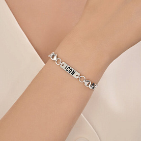 Браслет SOKOLOV - Серебро 925, Эмаль (арт. 94051525)