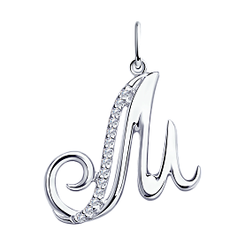 Подвеска Diamant - Серебро 925, Фианит (арт. 94-130-01316-1)