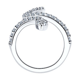 Кольцо SOKOLOV - Серебро 925, Фианит (арт. 94013768)