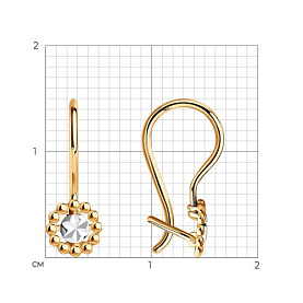 Серьги SOKOLOV - Золото 585 (арт. 027754)