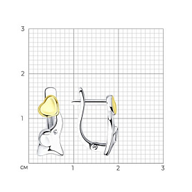 Серьги Diamant - Серебро 925 (арт. 94-120-00816-1)