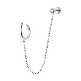 Серьга SOKOLOV - Серебро 925, Фианит (арт. 94170245)