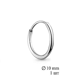 Серьга Аквамарин - Серебро 925 (арт. 37022.5)