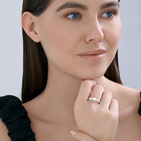 Кольцо Diamant - Серебро 925, Фианит (арт. 94-110-00030-1)