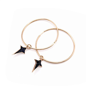 Серьги Максипром - Серебро 925, Янтарь (арт. 220 2468 20G)