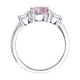 Кольцо SOKOLOV - Серебро 925, Фианит (арт. 94014500-91)