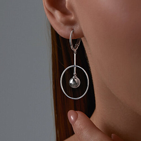 Серьги Diamant - Серебро 925 (арт. 94-121-01480-1)