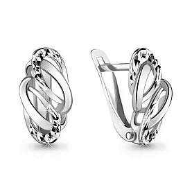 Серьги Аквамарин - Серебро 925 (арт. 31658.5)