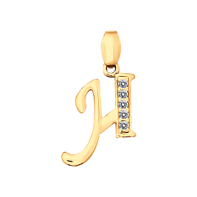 Подвеска SOKOLOV - Серебро 925, Фианит (арт. 93030535)