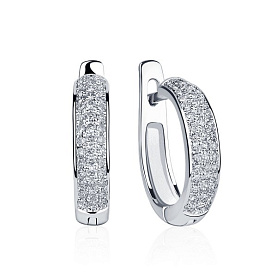 Серьги Platinum Lab. - Платина 950 (арт. ПС-030-04)