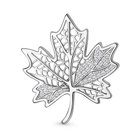 Брошь Аквамарин - Серебро 925, Фианит (арт. 77501А.5)