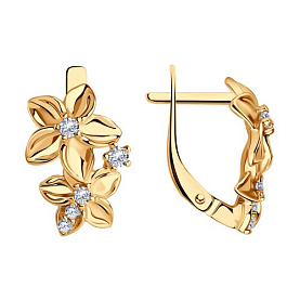 Серьги Diamant - Серебро 925, Фианит (арт. 93-120-01635-1)