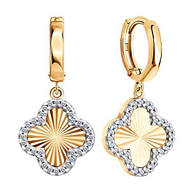 Серьги SOKOLOV - Серебро 925, Фианит (арт. 93022565)