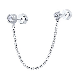 Серьга SOKOLOV - Серебро 925, Фианит (арт. 94170361)