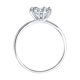 Кольцо SOKOLOV - Серебро 925, Фианит (арт. 94014866)